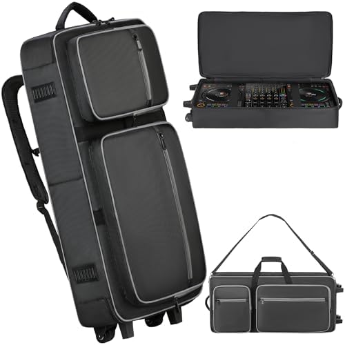 Amazon.com: Aleemin DJ Controller Case with Wheels Compatible with